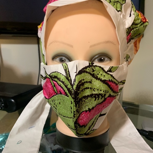 African Style Cloth Face Mask - Picture 4 of 7